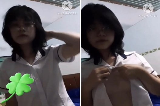 Làm cho bạn học bản sao mình quay video khoe hàng