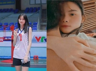 Hot girl bóng chuyền Lệ Thảo sinh năm 2001