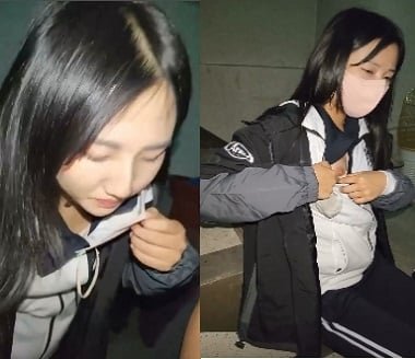 Em học sinh liếm lồn cho bạn trai trong hành lang