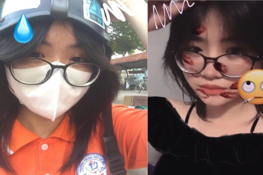 Cô gái học sinh nứng lồn mặc kính